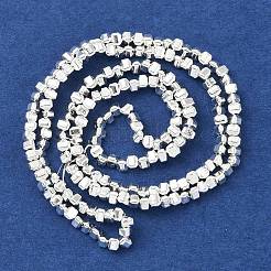 Brins de perles d'hématite non magnétiques synthétiques galvanisées&nbsp;G-U003-14B