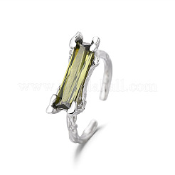 925 offener Manschettenring aus Sterlingsilber mit Zirkonia für Damen&nbsp;FS-WGE1194-01