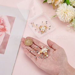 2 Stück Schuhschnallenclips mit Blumenmuster&nbsp;FIND-FG0003-28