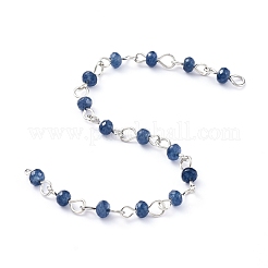 Handgemachte natürliche Malaysia Jade Perlenketten&nbsp;AJEW-JB00539