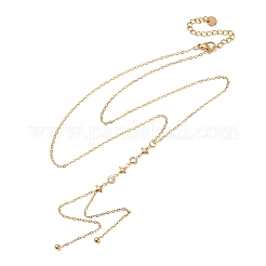 Halskette mit flachem&nbsp;NJEW-F378-03G