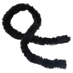2 Stück Kunstpelz-Chenille-Stoffrolle für Weihnachtsbaumdekoration oder Kranzschleifen zum Basteln&nbsp;FIND-CY0001-48B