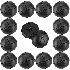 12 bouton à tige en cuir de vache à 1 trous&nbsp;BUTT-CL0001-06B