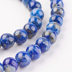 Natürlicher Lapislazuli Perlenstränge&nbsp;X-G-G099-8mm-7B