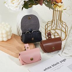 Geschenkboxen zur Ringaufbewahrung aus PU-Leder mit Eisenringen und Verschlüssen&nbsp;AJEW-WH0348-484B
