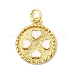 Pendentifs d'émail en laiton &nbsp;KK-I378-20G-A