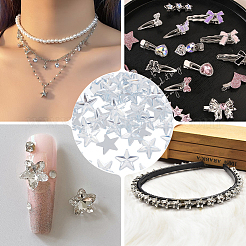 100 Stück Acryl-Strass-Cabochons&nbsp;OACR-CY0001-02