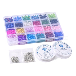 Kits de fabricación de collar de pulsera de cuentas de diy bling&nbsp;DIY-FS0003-17
