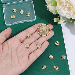 12pcs latón micro pavé colgantes de circonita cúbica&nbsp;KK-UN0006-02