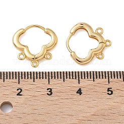 Componenti per orecchini a cerchio in ottone Shegrace&nbsp;XGR0156G-93G