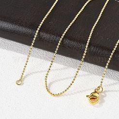 Collane in ottone a catena a sfera&nbsp;X-MAK-L009-06G