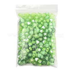 200pcs 5 Arten transparente Acrylperlen&nbsp;TACR-FS0001-54B
