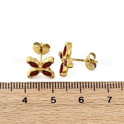 Ohrstecker aus 304 Edelstahl&nbsp;EJEW-C135-01G-01
