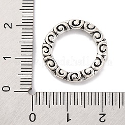 Tibetischer Stil Legierung Verknüpfung Ringe&nbsp;TIBE-M004-13AS-02
