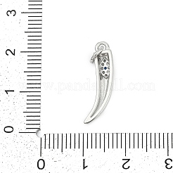 Pendentifs en laiton zircon cubique transparent&nbsp;KK-G522-12P