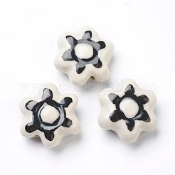 Porcelaine main perles de fleurs brins&nbsp;PORC-G006-16A
