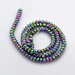 Chapelets de perles en hématite synthétique sans magnétiques&nbsp;G-J208D-03