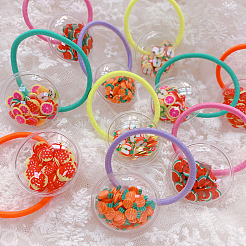 40pcs 4 Farben PVC-Kunststoff mit Cabochons aus Fimo&nbsp;KY-CJ0001-43