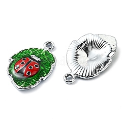 Crémaillère placage pendentifs en émail d'alliage&nbsp;PALLOY-F308-08P