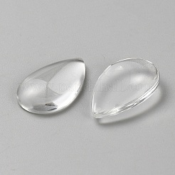 Cabochons di vetro&nbsp;LS-GLAA-WH0038-50