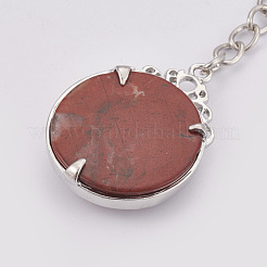 Natürlicher roter Jaspis keychain&nbsp;KEYC-P041-C010