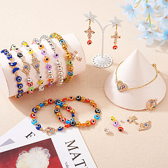 Bausatz für das Armband des bösen Blicks&nbsp;DIY-TA0004-42