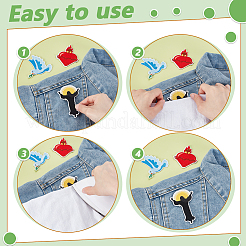 16pcs 8 Arten computergesteuertes Sticktuch selbstklebende Patches&nbsp;PATC-GA0001-82