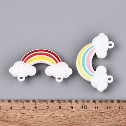 Große Anhänger aus undurchsichtigem Acryl-Email&nbsp;OACR-N162-03