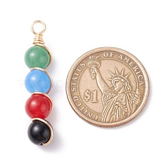 Pendentifs en jade blanc naturel&nbsp;PALLOY-JF01150