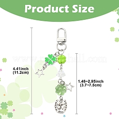 2 pendentif décoratif en alliage et acrylique&nbsp;HJEW-YW00330