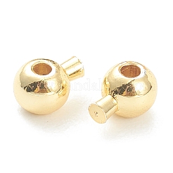 Perline ondulato in Ottone&nbsp;X-KK-F826-04G