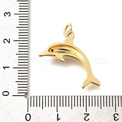 Pendenti in zirconi cubici trasparenti in micro pavè di ottone&nbsp;KK-Q040-03B-G