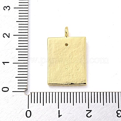 Messing micro pave klare zirkonia anhänger&nbsp;FIND-Z044-06B