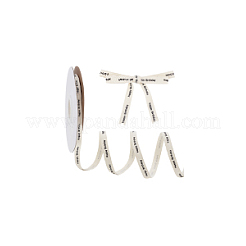 20 m Baumwollbänder mit „Happy Birthday“-Aufdruck&nbsp;SRIB-WH0001-03