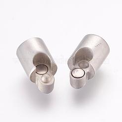 Fermoirs magnétiques en acier inoxydable 304 résistant au ternissement avec emembouts collées&nbsp;STAS-K145-38P