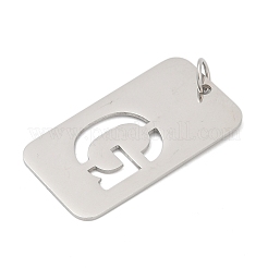Ciondoli in acciaio inox 304&nbsp;LS-STAS-M115-01P-G