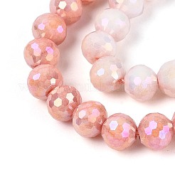 Brins de perles de verre électrolytiques anti-ternissement&nbsp;GLAA-N056-6mm-07