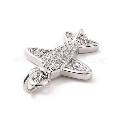 Ottone micro spianare fascino zirconi&nbsp;KK-C012-42P