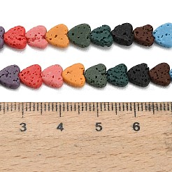 Synthetische Lavasteinperlenstränge&nbsp;G-A317-C01-01