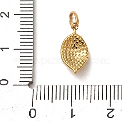 Breloques en acier inoxydable 304 micro pavées de zircones cubiques transparentes&nbsp;CU-CBA703A-13G