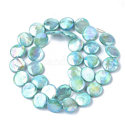 Chapelets de perles en coquille d'eau douce &nbsp;SHEL-S274-52A