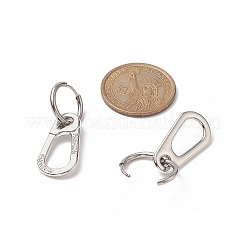 Placcatura a cremagliera in lega scavata a goccia con orecchini a cerchio pendenti alla moda&nbsp;EJEW-JE05201-02