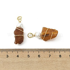 Anhänger aus naturbernsteinfarbenem&nbsp;PALLOY-JF05613