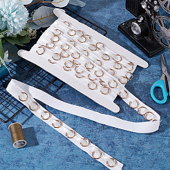 5 Yards Baumwoll-Nähband mit Metallring&nbsp;DIY-OC0012-98