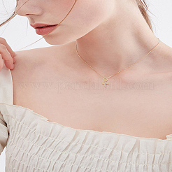 8 pièces en laiton micro pavé pendentifs en zircone cubique claire&nbsp;KK-LP0001-87