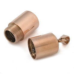 Pendentifs pour cendres d'urne ouvrables en acier inoxydable 304&nbsp;STAS-M084-05B