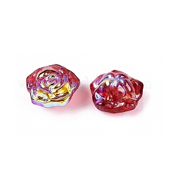 Chapelets de perles en verre transparent électrolytique&nbsp;LS-EGLA-N056-02A-06