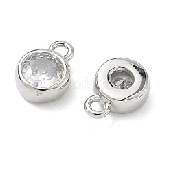 In ottone con pendenti in zirconi chiari&nbsp;KK-I476-12P