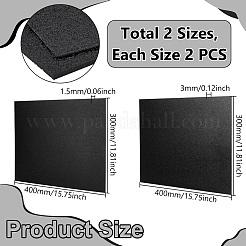4 Stück 2 Arten ABS-Kunststoffplatten&nbsp;AJEW-GA0008-55