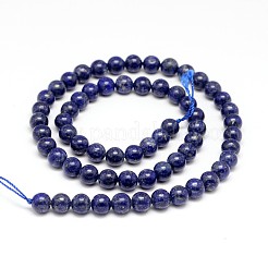 Natürliche Lapislazuli runde Perlen Stränge&nbsp;X-G-I181-09-4mm